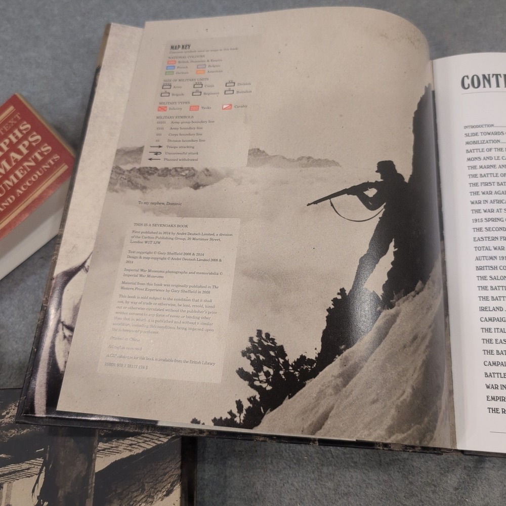 World War I Remembered 1914-1918 Gary Sheffield Hardcover Book DVD Documents - Picture 5 of 6